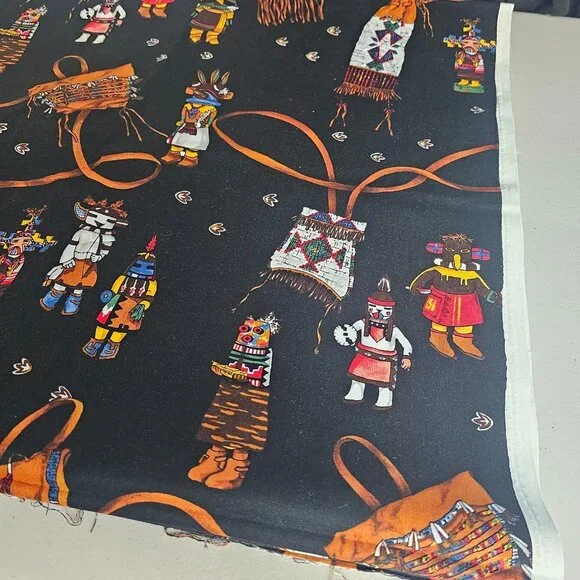 Nicole De Leon Alexander Henry Southwest Art Fabric 4.4 Yards W 43" L 160" OOP - Picture 3 of 5